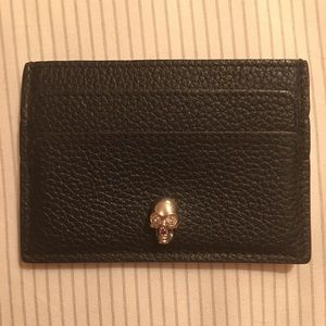 Alexandra McQueen Skull card holder